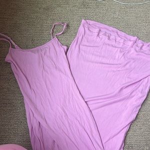 Pink skims maxi dress